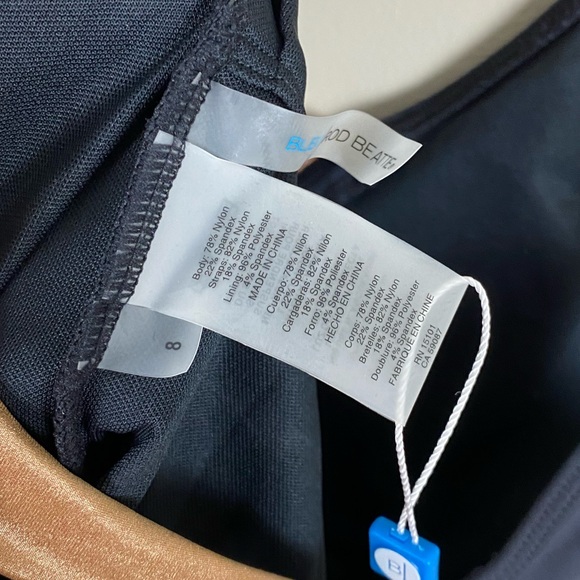 Bleu Rod Betty High Neck Cutout One Piece Swimsuit - Picture 9 of 10